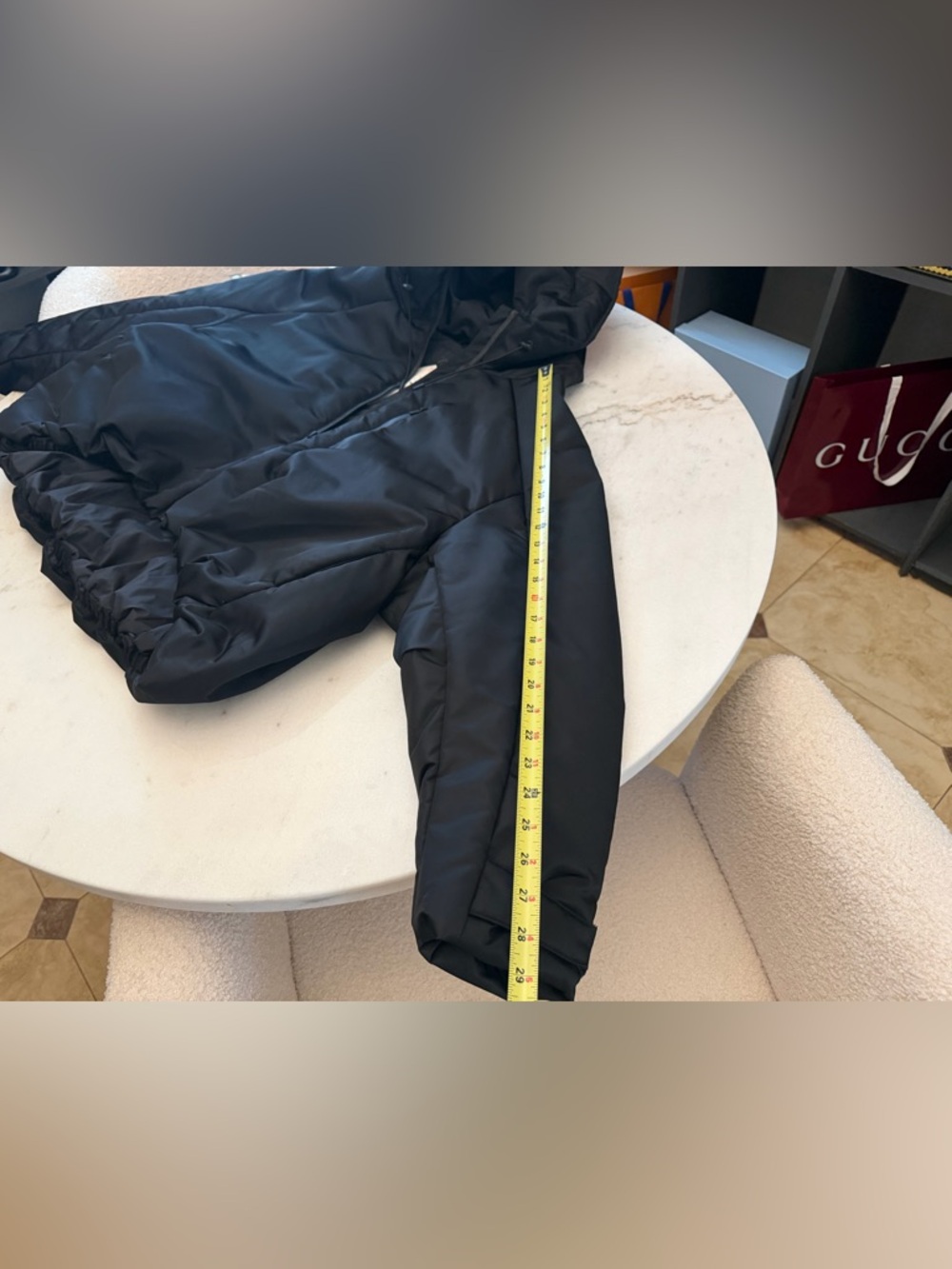 ZARA WATER REPELLENT WINDPROOF HOODED PUFFER JACKET - Picture 15 of 16